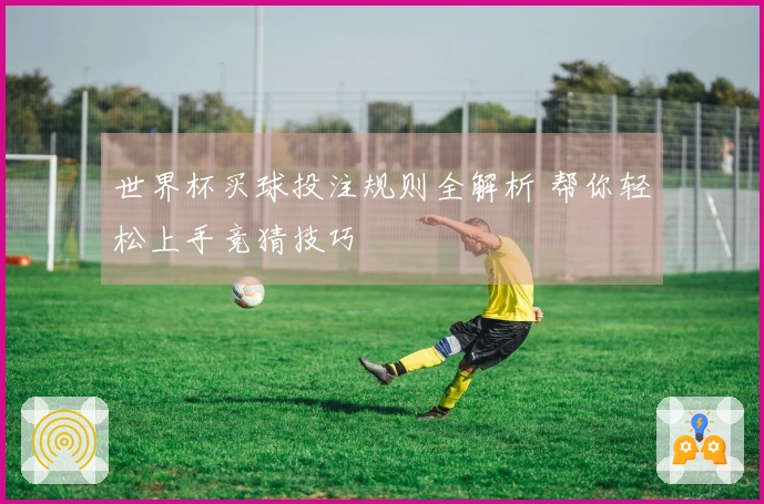 世界杯买球投注规则全解析 帮你轻松上手竞猜技巧